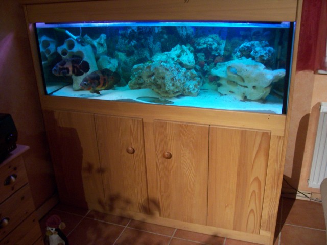 Komplettaquarium 150 x 50 x 50 cm Kiefer 375 L - Aquarium - Barßel