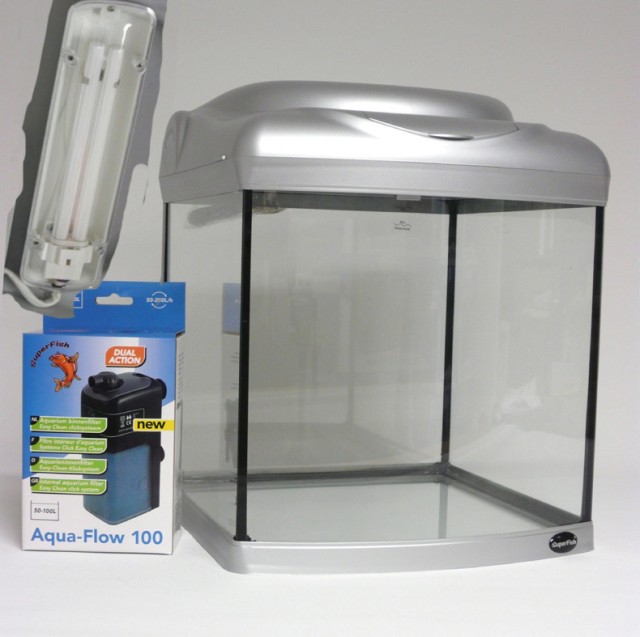 Design Aquarium 25 L inkl. Filter + Beleuchtung - Aquarium - Flensburg
